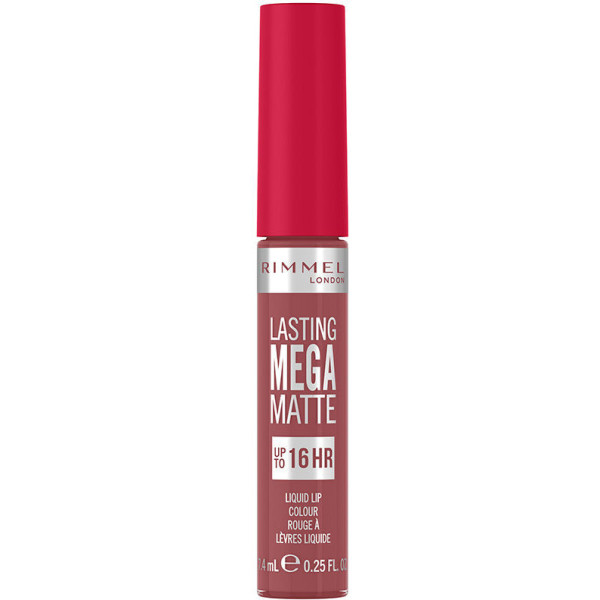 Rimmel London Mega Mega Matte Liquid Lip Lippenfarbe 210-Rose & Shine 74 ml Unisex