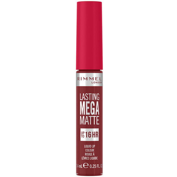Rimmel London Mega Mega Matte vloeibare lip Lipkleur 930-Ruby Passion 74 ml Unisex