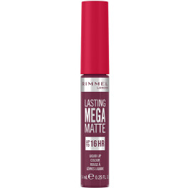 Rimmel London Mega Mega Matte Liquid Lip Lip Color 940-Rock Me Purple 74 ml Unissex