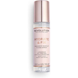 Revolution Make Up Hydrate & Fix Radiance Make Up Fixing Spray 100 ml unissex