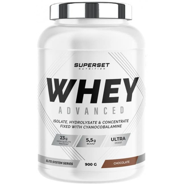 Superset Nutrition 100% Whey Proteine Advanced 900 Gr