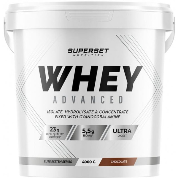 Superset Nutrition 100% Whey Proteine Advanced 4 Kg