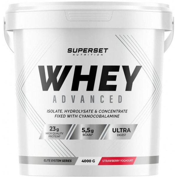Superset Nutrition 100% Whey Proteine Advanced 4 Kg