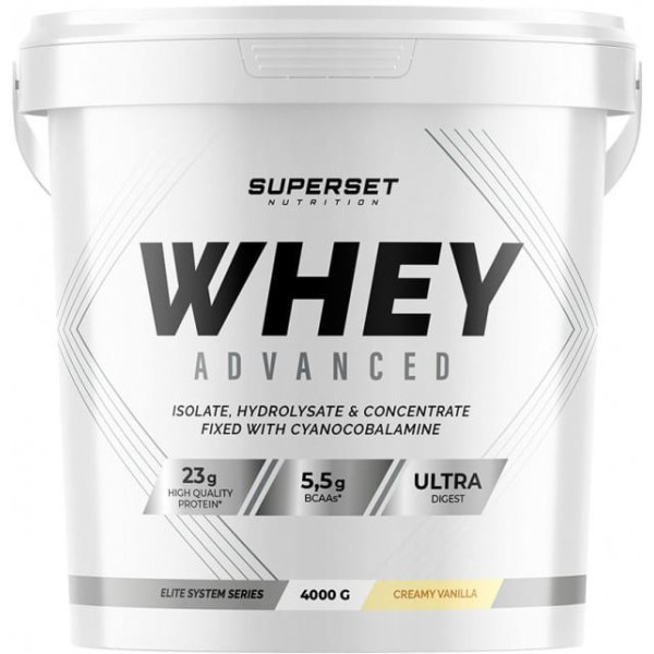 Superset Nutrition 100% Whey Proteine Advanced 4 Kg