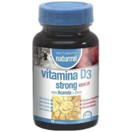Naturmil Vitamina D3 Strong 4000 Ui 90 Comprimidos