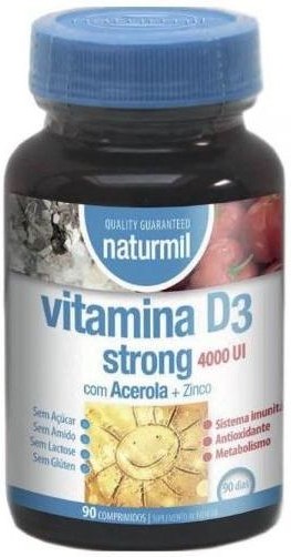 Naturmil Vitamina D3 Strong 4000 Ui 90 Comprimidos-image