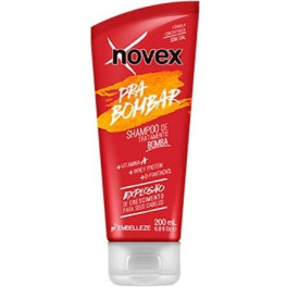 Novex Pra Bombar Champú Crecimiento 200  Ml Unisex