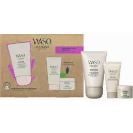 Shiseido Waso Pore Purifying Scrub Lote 3 Piezas Unisex