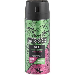 Axe Wild Fresh Bergamota & Pink Pepper Deodorant Vaporizador 150 Ml Unisex