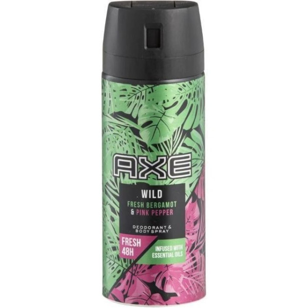 Axe Wild Fresh Bergamota & Pink Pepper Deodorant Vaporizador 150 Ml Unisex