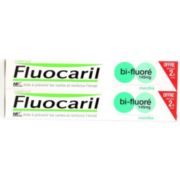Fluocaril Bi-fluoré 145mg Dentífrico Menta 2 X 75 Ml Unisex