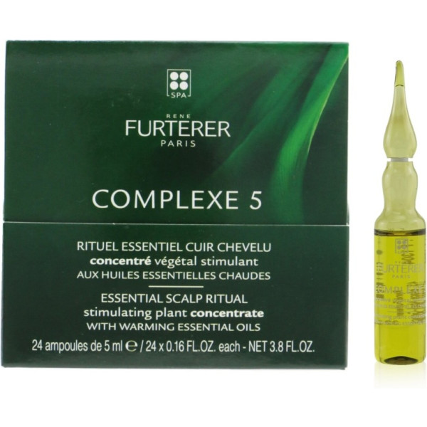 Rene Furterer Profesional Complexe 5 Concentrado Vegetal Ampollas 24 U Unisex