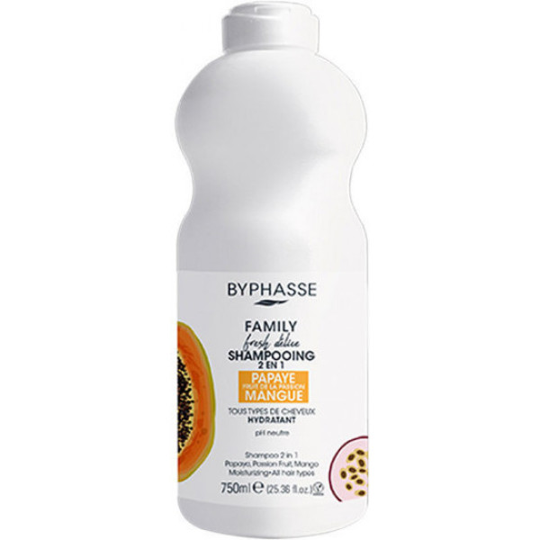 Byphasse Family Fresh Delice Champú 2 En 1 750 Ml Unisex