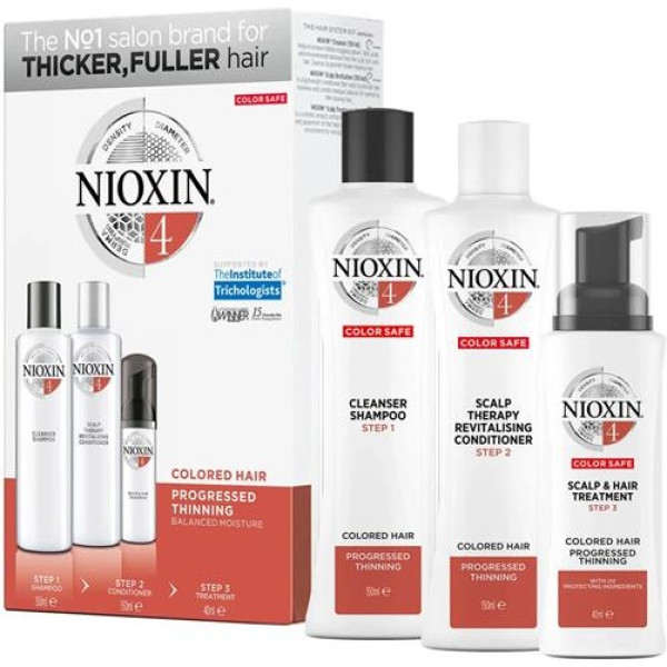 Nioxin System 4 Lote 3 Piezas Unisex