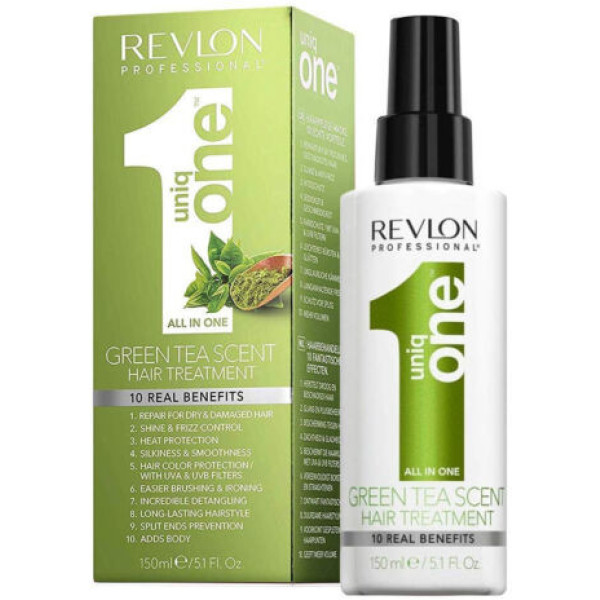 Revlon Uniq One ​​​​​​Traitement capillaire tout-en-un au thé vert 150 ml unisexe