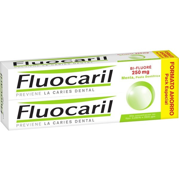 Fluocaril Pasta Dentífrica Bifluore 250 Mg Con Sabor A Menta 125 Ml Unisex