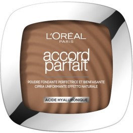 L'oreal Accord Parfait Polvo Fundente Hyaluronic Acid 8.5d 9 Gr Unisex