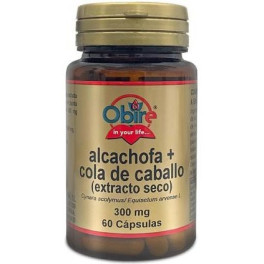 Obire Alcachofa+cola De Caballo (Ext Seco) 300 Mg 60 Cap