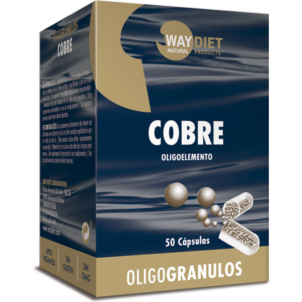 Waydiet Cuivre Oligogranule 50 Gélules