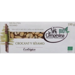 Campesina Turron Eco S/a Vegan Crocant Au Sésame 200 Gr