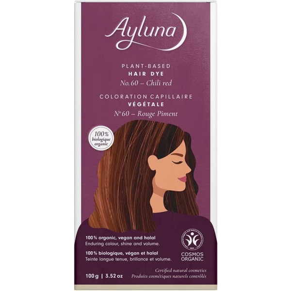 Ayluna Colorant Végétal 60 Piment Rouge 100 G