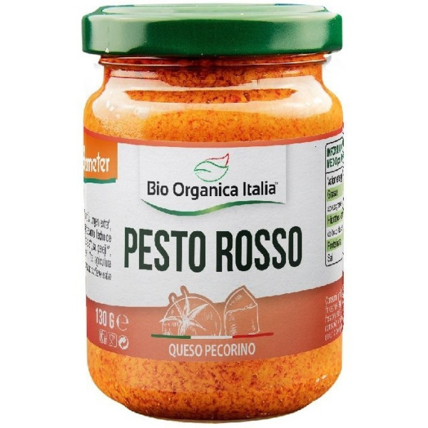 Bio Biologique Italie Pesto Rosso Pecorino 130 Gr