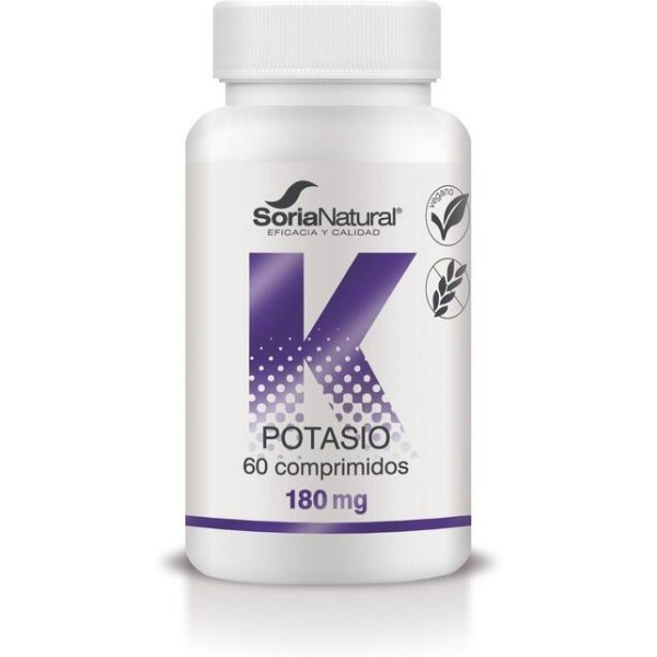 Soria Potassium Naturel 60 Comp X 1400 Mg Lib Prolongda