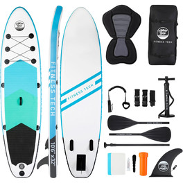 Tabla Paddle Surf Fitness Tech Menorca 10.6" 320x81x15cm