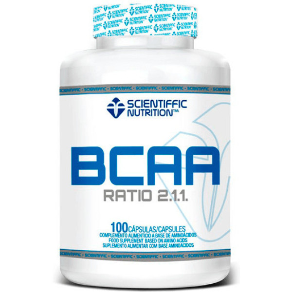 Nutrição Científica BCAA 500 Mg Fermentação Natural 100 Cápsulas