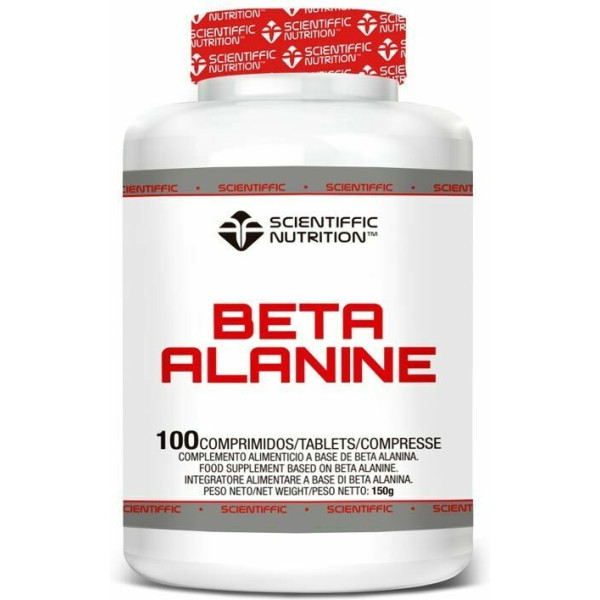 Nutrição Científica Beta Alanina 1000 Mg 100 Comprimidos