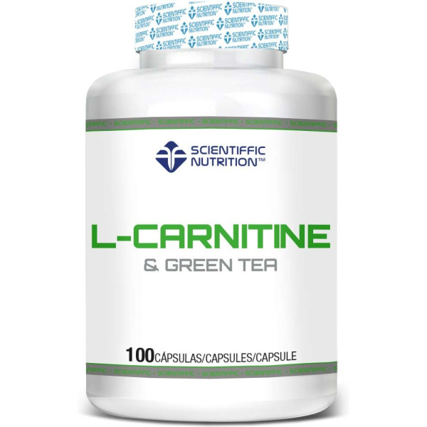 Scientific Nutrition L-carnitine & groene thee 475 mg 100 capsules