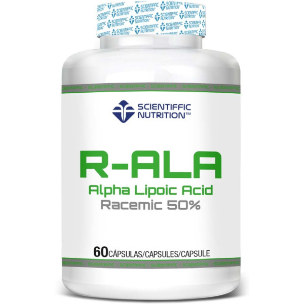 Scientiffic Nutrition R-ala 50% Racemic 60 Caps