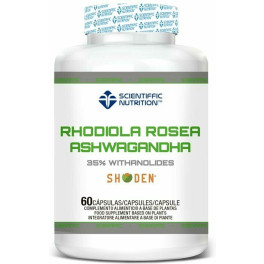 Scientiffic Nutrition Rhodiola Rosea + Ashwagandha Shoden 60 Caps
