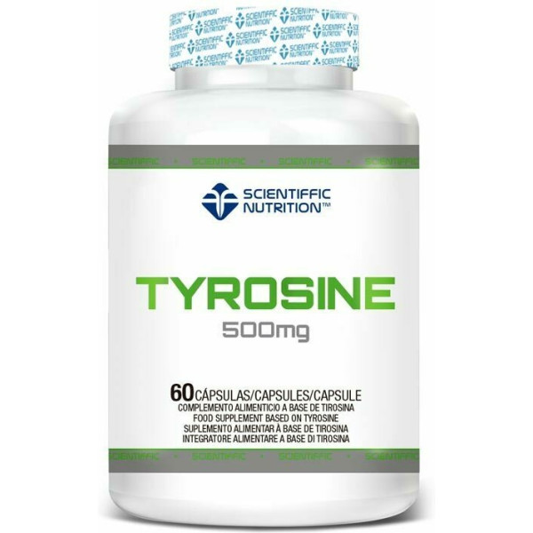 Nutrição científica tirosina 500 mg 60 cápsulas