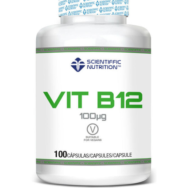 Nutrição científica Vitamina B12 100 mcg 100 cápsulas