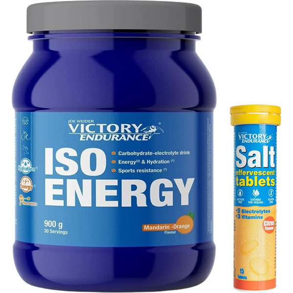 GIFT Pack Victory Endurance Iso Energy 900g + Effervescent Mineral Salts 1 Tube x 15 Tablets
