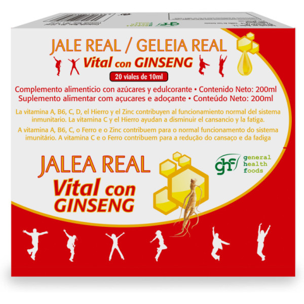 Ghf Vital Pappa Reale Con Ginseng 20 Fiale 10 Ml