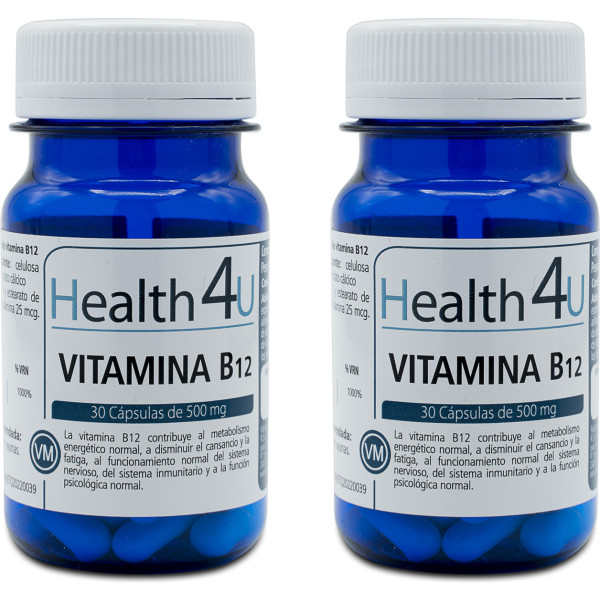 Health4u H4u Vitamina B12 30 Capsule 500 Mg Confezione 2