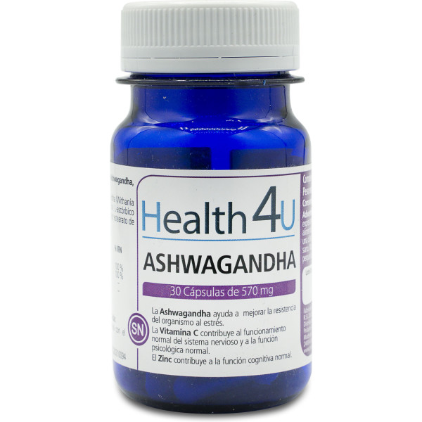 Health4u H4u Ashwagandha 30 Cápsulas De 570 Mg
