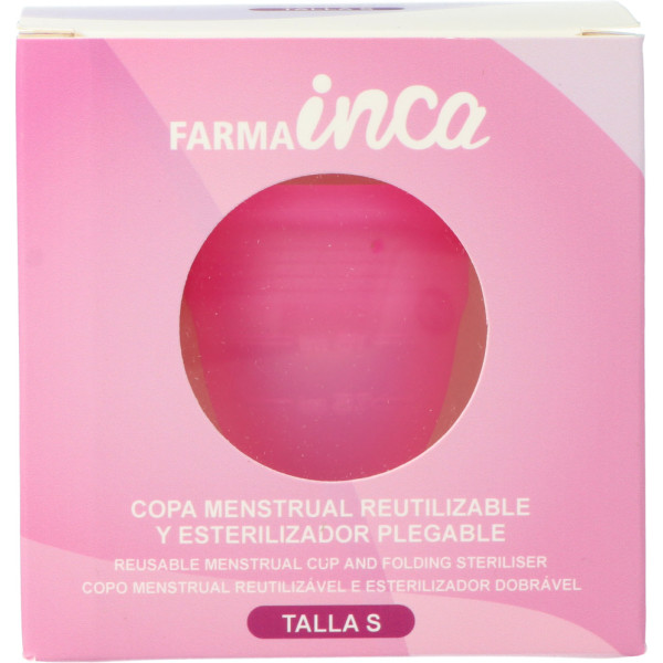 Copo menstrual reutilizável Inca Farma tamanho P