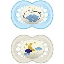 Chupeta Mam Noite +6M Silicone 2 Unidades-image