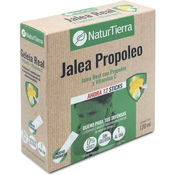 Naturtierra Royal Jelly Met Propolis En Vitamine C 12 Sticks