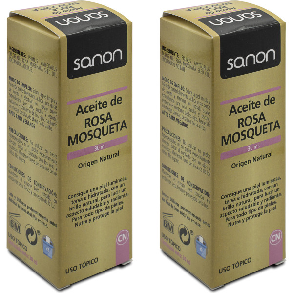 Óleo de Rosa Mosqueta Sanon 30 ml Pacote 2