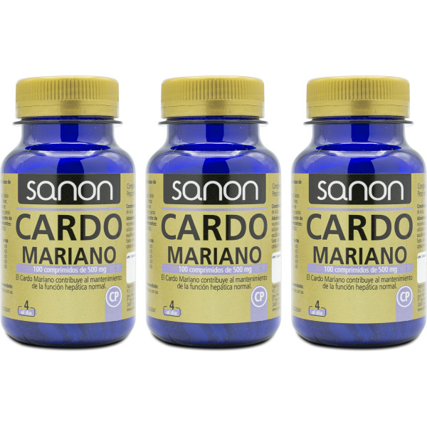 Sanon Mariadistel 100 tabletten 500 mg pak 3