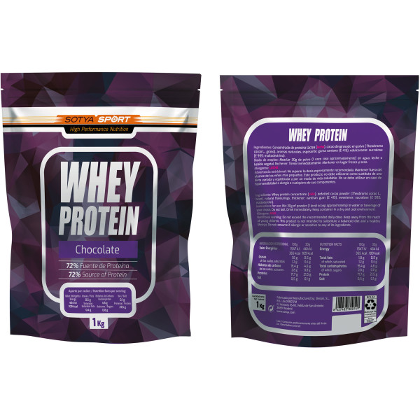 Sotya Sport Whey Protein Chocolate 1kg Doypack