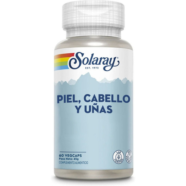 Solaray Piel Cabello Y Uñas 60 Vegcaps Unisex