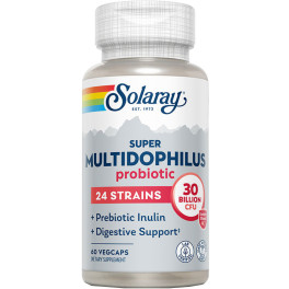 Solaray Super MultiDophilus 24 Stam - 30 Miljard KVE 60 Vegcaps Unisex