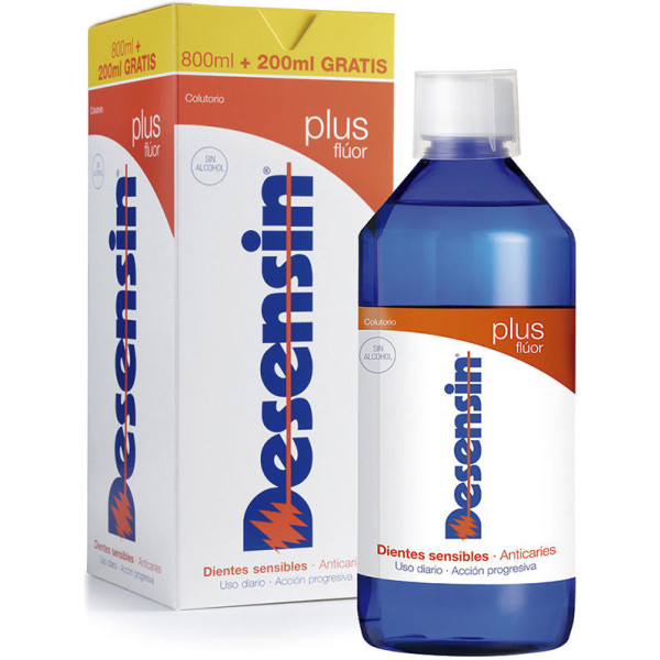 Desensin Plus Fluorid-Mundwasser 1000 ml Unisex