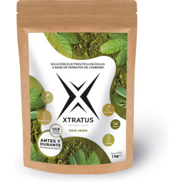 Xtratus Endurance Suplemento Con Carbohidratos Y Electrólitos Antes Y Durante Entrenamiento De Mate Verde Con Cafeína 1kg