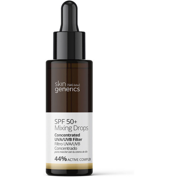 Skin Generics Mixing Drops Filter Uvauvb Concentrate Spf50+ 30 Ml Unissex